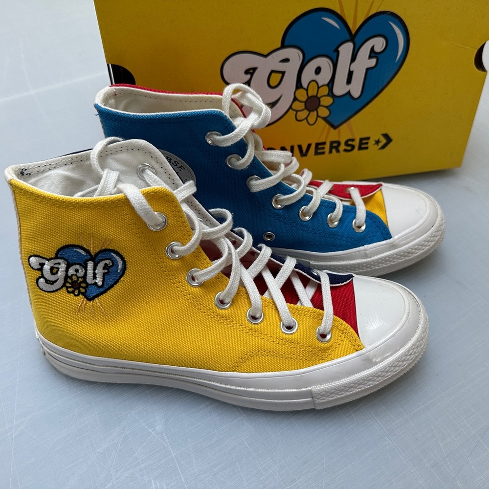 Golf Le Fleur Converse Tyler the Creator Red Blue Lace up. 169910C